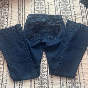 7 for all mankind dark wash jeans